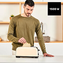 Taurus Grille-pain Rétro 1500W 2 Fentes Inox