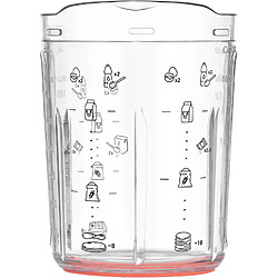 Tefal Hachoir Manuel 3 Lames, Blanc & Corail