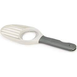 Ustensile Duo Joseph Joseph pour avocat, coupe, dénoyaute, tranche, inox.