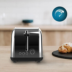 Cecotec Grille-pain Inox 2 Tranches 850W Support Viennoiseries