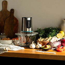 Cecotec Hachoir Électrique 500W – 2 Vitesses, Lames Inox, 500g