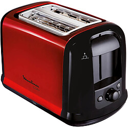 Moulinex Grille-pain Noir/Rouge 2 Fentes 850W