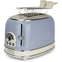 Ariete Grille-pain Bleu Vintage 2 Fentes 810W