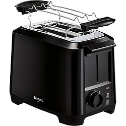 Tefal Grille-pain Noir Verre 800W 2 Fentes