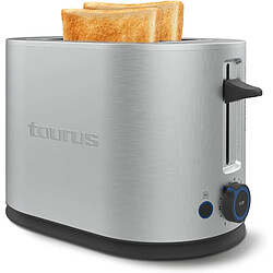 Taurus Grille-pain Acier 900W 2 Fentes Courtes