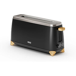 Princess Grille-pain Noir 1000W Fente Extra Longue