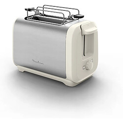 Moulinex Grille-pain 2 Fentes Inox 1100W Chauffe-viennoiseries