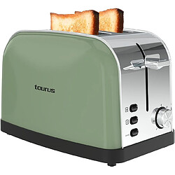 Taurus Grille-pain Vert Foncé Inox 2 Fentes 950W