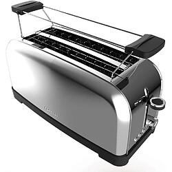 Cecotec Grille-pain Inox Double Fente Longue 1500W