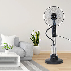 Cool Clima Ventilateur brumisateur sur pied oscillant 70 W pas cher