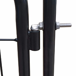 Acheter vidaXL Portail de jardin 100x100 cm Anthracite