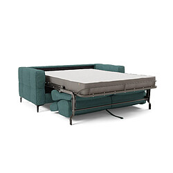 Avis Divani.store Gardenia Canapé lit avec têtières réglables 218 cm (mat. 160x197) Vert pétrole