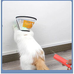 INF Collier de protection, collier conique pour animal de compagnie Transparent S