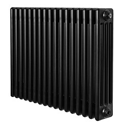 Monstershop Radiateur Traditionnel à 4 Colonnes 600 x 785 mm en Acier Noir