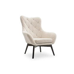 Casanova Fauteuil en tissu chiné - Beige