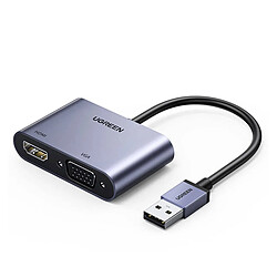 Adaptateur Ugreen USB vers HDMI + VGA