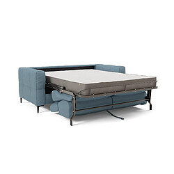 Avis Divani.store Gardenia Canapé lit avec têtières réglables 178 cm (mat. 120x197) Bleu