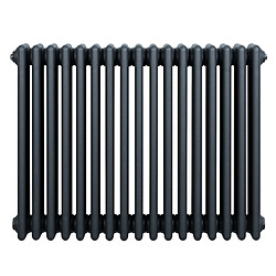 Monstershop Radiateur Traditionnel à 4 Colonnes 600 x 785 mm en Acier Gris Anthracite