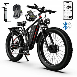 Vélo électrique DUOTTS S26 1500W Double Moteur, Samsung 48V20AH, 55km/h, Autonomie 120km