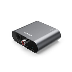 Convertisseur audio numérique-analogique Hama AC90 argenté