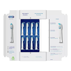 Avis Oral-B Têtes de Brosse à Dents Pulsonic Clean Blanches (8 Unités)