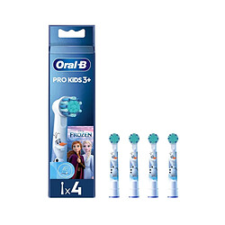 Têtes de Brosse à Dents Oral-B Pro Kids 3+ Frozen Blanches (4 Unités)