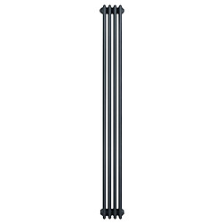 Monstershop Radiateur Traditionnel à 4 Colonnes 1800 x 200 mm en Acier Gris Anthracite