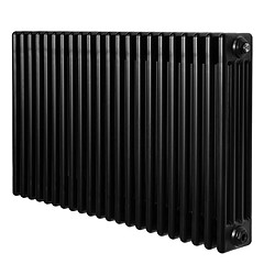 Monstershop Radiateur Traditionnel à 4 Colonnes 600 x 1010 mm en Acier Noir
