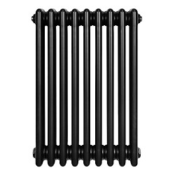 Monstershop Radiateur Traditionnel à 4 Colonnes 600 x 425 mm en Acier Noir