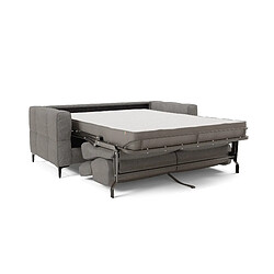 Avis Divani.store Gardenia Canapé lit avec têtières réglables 218 cm (mat. 160x197) Gris