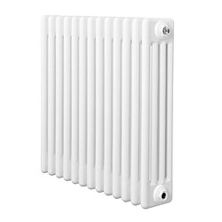 Monstershop Radiateur Traditionnel à 4 Colonnes 600 x 605 mm en Acier Blanc