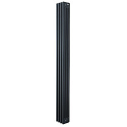 Monstershop Radiateur Traditionnel à 4 Colonnes 1800 x 200 mm en Acier Gris Anthracite
