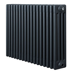 Monstershop Radiateur Traditionnel à 4 Colonnes 600 x 785 mm en Acier Gris Anthracite