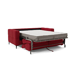 Avis Divani.store Gardenia Canapé lit avec têtières réglables 198 cm (mat. 140x197) Rouge