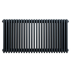 Monstershop Radiateur Traditionnel à 4 Colonnes 600 x 1010 mm en Acier Gris Anthracite