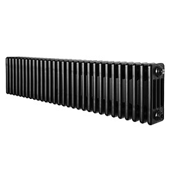 Monstershop Radiateur Traditionnel à 4 Colonnes 300 x 1370 mm en Acier Noir