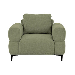 Casanova Fauteuil en tissu lisse - Vert