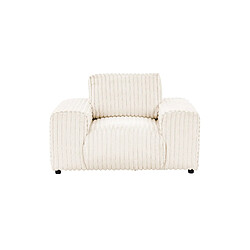 Casanova Fauteuil en velours côtelé - Beige