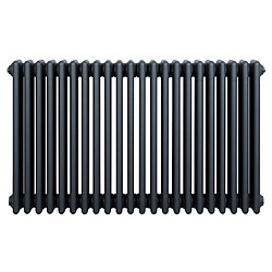 Monstershop Radiateur Traditionnel à 4 Colonnes 600 x 1010 mm en Acier Gris Anthracite