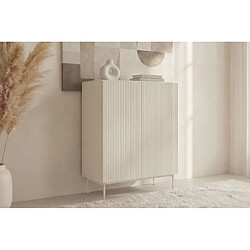 Avis Casanova Commode 2 portes 98 cm pieds en métal - Blanc