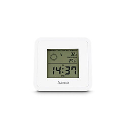 Thermomètre et hygromètre numérique d'intérieur Hama Borneo, blanc