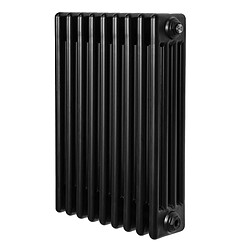 Monstershop Radiateur Traditionnel à 4 Colonnes 600 x 425 mm en Acier Noir