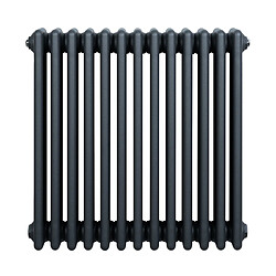 Monstershop Radiateur Traditionnel à 4 Colonnes 600 x 605 mm en Acier Gris Anthracite