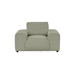 Casanova Fauteuil en velours côtelé - Vert