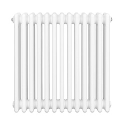 Monstershop Radiateur Traditionnel à 4 Colonnes 600 x 605 mm en Acier Blanc