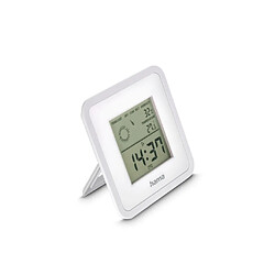 Thermomètre et hygromètre numérique d'intérieur Hama Borneo, blanc