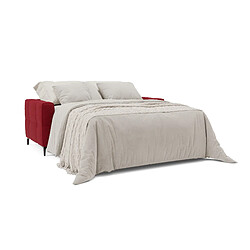 Acheter Divani.store Gardenia Canapé lit avec têtières réglables 198 cm (mat. 140x197) Rouge