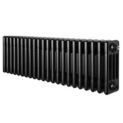 Monstershop Radiateur Traditionnel à 4 Colonnes 300 x 1010 mm en Acier Noir