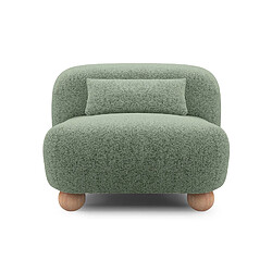 Casanova Fauteuil en tissu chiné - Vert