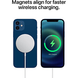 Avis Coque en silicone MagSafe pour Apple iPhone 14 - Bleu foncé